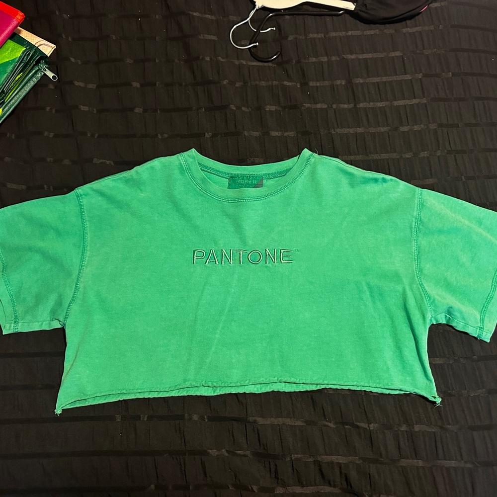 Forever 21 Green Pantone Tee